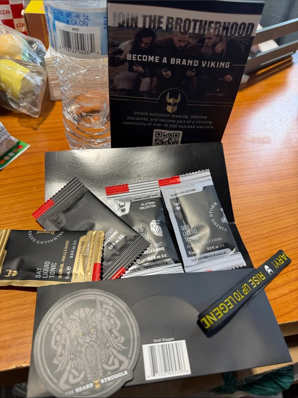 2 bundle of these Beard Struggle Sample Kit – Black & Gold Sachets